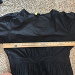 French Connection French Connection Women's Bubble Sleeve Poplin Maxi Dress Black XXL Photo 12