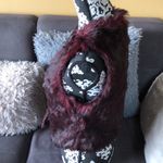 Me Jane Burgundy Faux Fur Vest Size M Photo 4