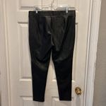 Loft‎ Faux Leather Leggings NWT Size Large Biker Moto Black Photo 3