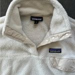 Patagonia Off-White Fleece Jacket Photo 3