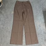 Favorite Daughter The Favorite High Rise Wide Leg Pants Camel Pinstripe 10 Photo 8