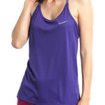 Nike Dry Miler Tank Women's Size XL Purple Singlet Photo 0