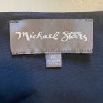 Michael Stars Embroidered Star Georgette Ruffle Shift Dress Size M Black ($178) Photo 9