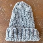 Free People knit baby blue beanie Photo 0