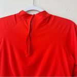 Athleta  North Point Crop Rashguard Bright Orange ‘Vermillion’ large Photo 3