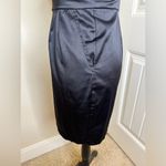 Pompous Girly Black Strapless Satin Retro Style Cocktail Dress Size 5 Photo 11