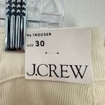 J.Crew Wide Leg Corduroy Trouser Pants Cream Beige Size 30 NWT Photo 10