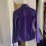 Nike Dark Purple & Hot Pink Trim Quarter Zip Dri-Fit Sweater Photo 4