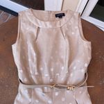 Tahari  polka dot light pink belted dress sz 2 Photo 4