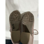 Madden Girl Womans Tan Faux Suede Side Zip Lace Up Bootie 6 M Block Heel Photo 7