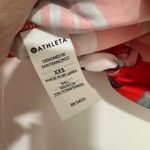 Athleta | NWT Waimea Red Floral Rush Guard Long Sleeve Twist Crop Swim Top, XXS Photo 8