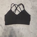 American Eagle Outfitters Aerie Bralette Black Size M Racerback Triangle Seamles Photo 1