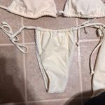 Amazon Essentials Cream Bikini Set Size M Photo 1