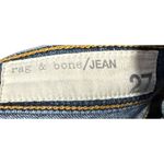 Rag and Bone  Women‎ Jeans Destroyed Skinny Stretch Raw Hem Dark Wash Denim Size 27 Photo 9