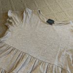 Olivia Rae Ruffly Cream T-shirt Photo 3