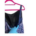 Alisha Levine Swimdress Plus 22W Swim Bathing Suit One Piece Paisley Blue Pink Photo 6