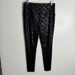 Chico's Chico’s Zenergy So Slimming Houndstooth Foil Leggings Pants Black 8/10 Chico 1 Photo 1