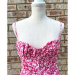 ZARA NWT  Pink Floral Corset Bodysuit Photo 3