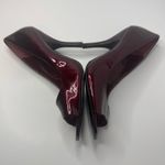 BCBGeneration  Ruby Red Peep Toe Heels Size 9B  Photo 5