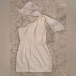 Dress the Population NWOT  Tiffany One-Shoulder Midi Dress white L Photo 3