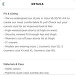 Old Navy  High Waisted Straight Cut Off Dark Wash Jean Shorts Size 4 Photo 4