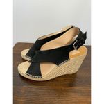 Dolce Vita Womens Espadrille Wedge Sandals Faux Suede Upper Black Nude Size 10 Black Photo 6