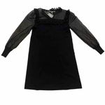 Loft Velvet Dot Mixed Media Sweater Dress Women’s Size XS NWT Holiday Christmas Photo 6