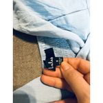 Lulus NWOT Size Small Dreaming of Paris Blue Puff Sleeve Mini Dress Pockets Photo 3