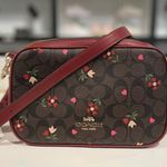 Coach Jes Crossbody In Signature Canvas With Heart Petal Print c7617 Photo 5