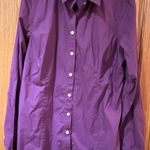 Eddie Bauer  Plum Wrinkle-Free‎ Stretch Long-Sleeve Button-Down Shirt Size Small Photo 0