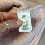 FILA  szXL (seems smaller) pink pull over sherpa style hoodie GUC Photo 4