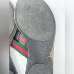 Gucci  Black Leather GG Lifford  T strap Web thong sandals EU 37 Photo 5