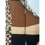 Chico's Reversible Cardigan Vest Sleeveless Sweater Color Block Brown Black Photo 1