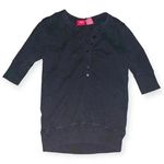 Vintage y2k Mossimo button up Henley Black Photo 0