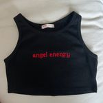 Angel Energy Black Tank Top Photo 0