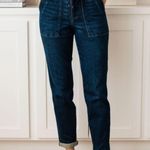 Judy Blue NWT Hi Rise Dark Wash Denim Cuffed Joggers 88740 Non Distressed 13/31 Photo 0