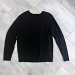 Croft & Barrow NWT Croft & Barrow Women's Black Long Sleeve V-Neck Pullover Sweater Top Photo 1