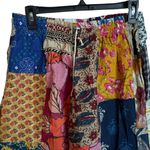 NWT Kathmandu Colorful Patchwork 100% Cotton Lightweight Elastic Waist Pants Blue Size undefined Photo 1