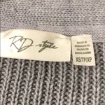 RD Style  ruffled tier bell sleeves open Grey cardigan XS but run large Photo 4