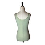 L.F. Markey Tank Top Women 2‎ Green Organic Cotton Ribbed Knit Athleisure Yoga Photo 1