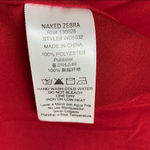 Naked Zebra  Bold Red long sleeve dress size large Photo 9