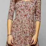 Urban Outfitters Sparkle & Fade | UO floral dress size small babydoll feminine girly Photo 0