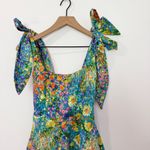 Show Me Your Mumu  Claire Painterly Petals Mini Dress Bow Ties Size XS Photo 3