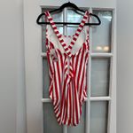 Lands' End  Stripe Chlorine Resistant X-Back One Piece Swimsuit Plus Size 18 NWT Photo 6