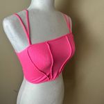 Urban Outfitters Out From Under for Hot Neon Pink Ribbed Bralette Top Size XS/S Photo 7