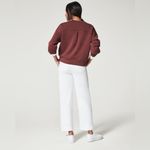 Spanx  Stretch Twill Cropped Wide Leg Pant Bright White 20312Q Size Medium Petite Photo 5