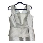 NWT Gabriela Sanchez dress/jacket silver Mother of the Bride wedding British 12 Photo 11