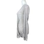 Maurice's Chic Cardigan Sweater Knit S Gray Open Front Long Linen Blend Cozy Photo 5