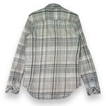 Diesel  Slim Fit Plaid Button Down Shirt Womens Medium Gray‎ Photo 1