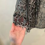 Mesh cardigan with embellishments Black Photo 2